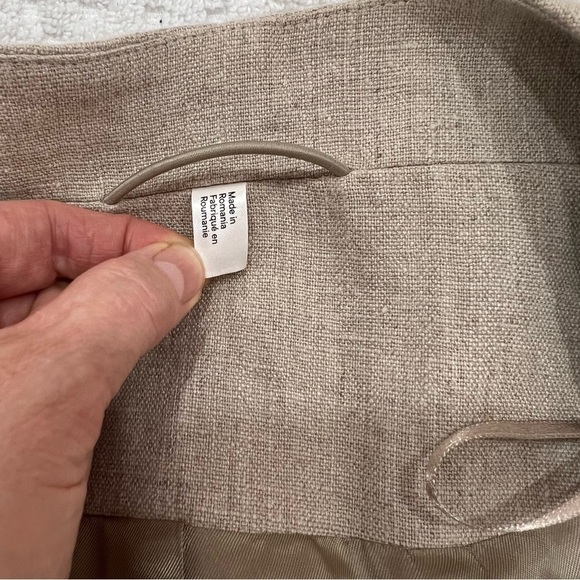 COS Open Front Linen Blazer - Picture 7 of 11